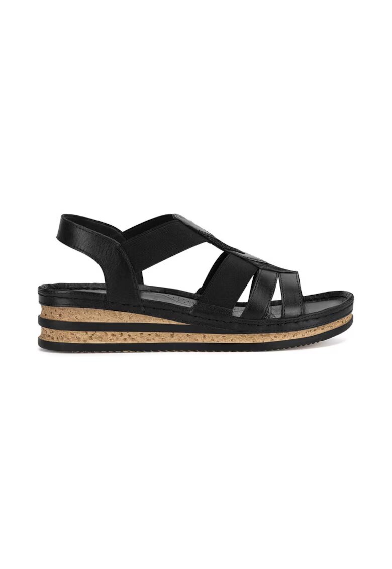 Go Soft Sandale dama - 590559 - Piele naturala - Negru - Negru