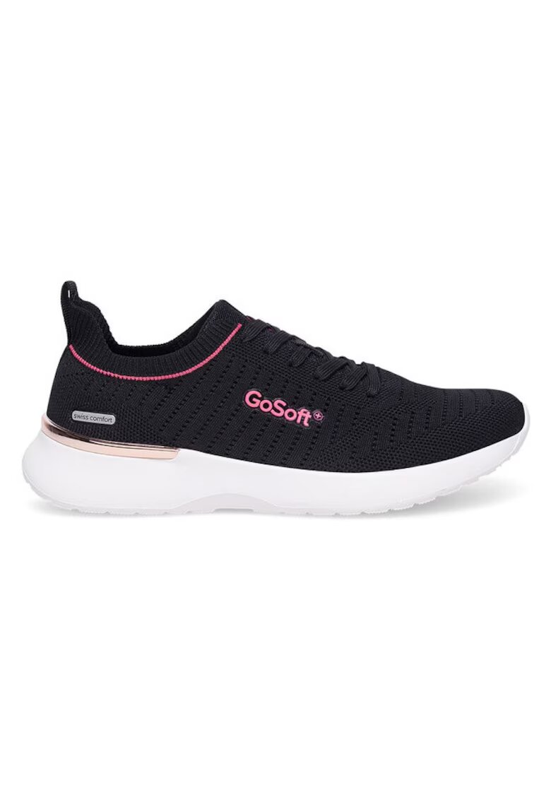 Go Soft Tenisi dama - 590558866599138 - Piele ecologica - Negru