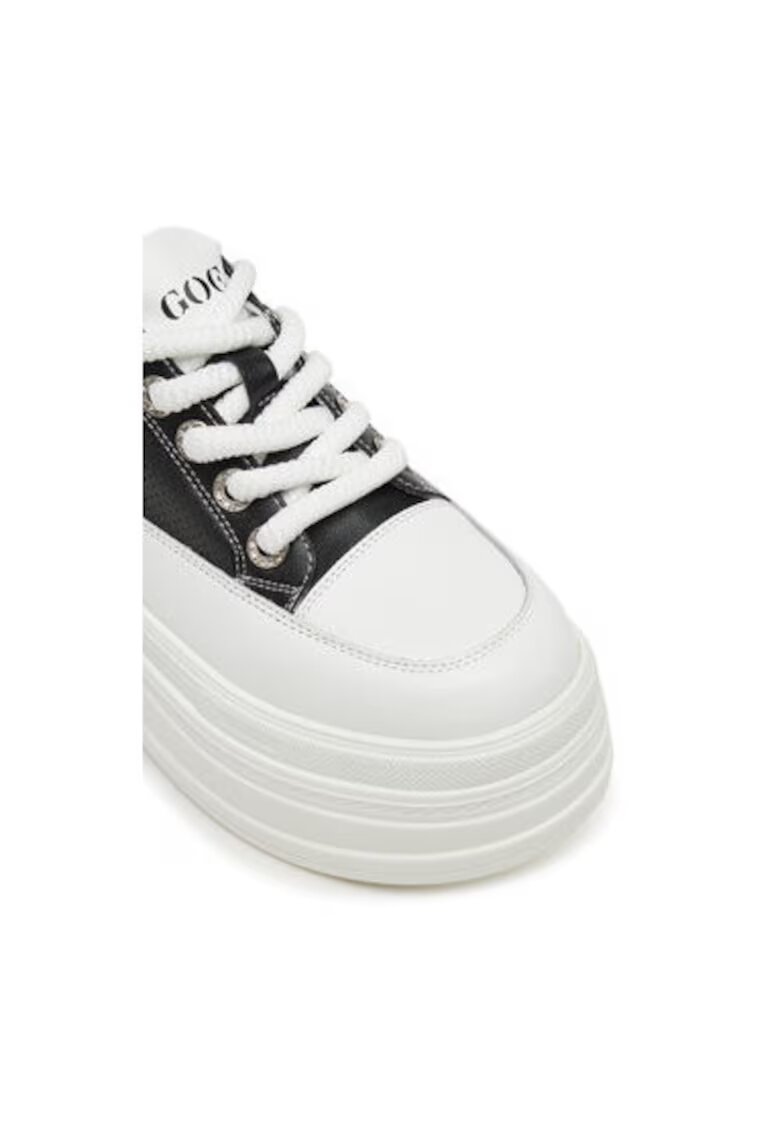 GOE Pantofi sport dama - RR2N4085 - Piele naturala - Negru