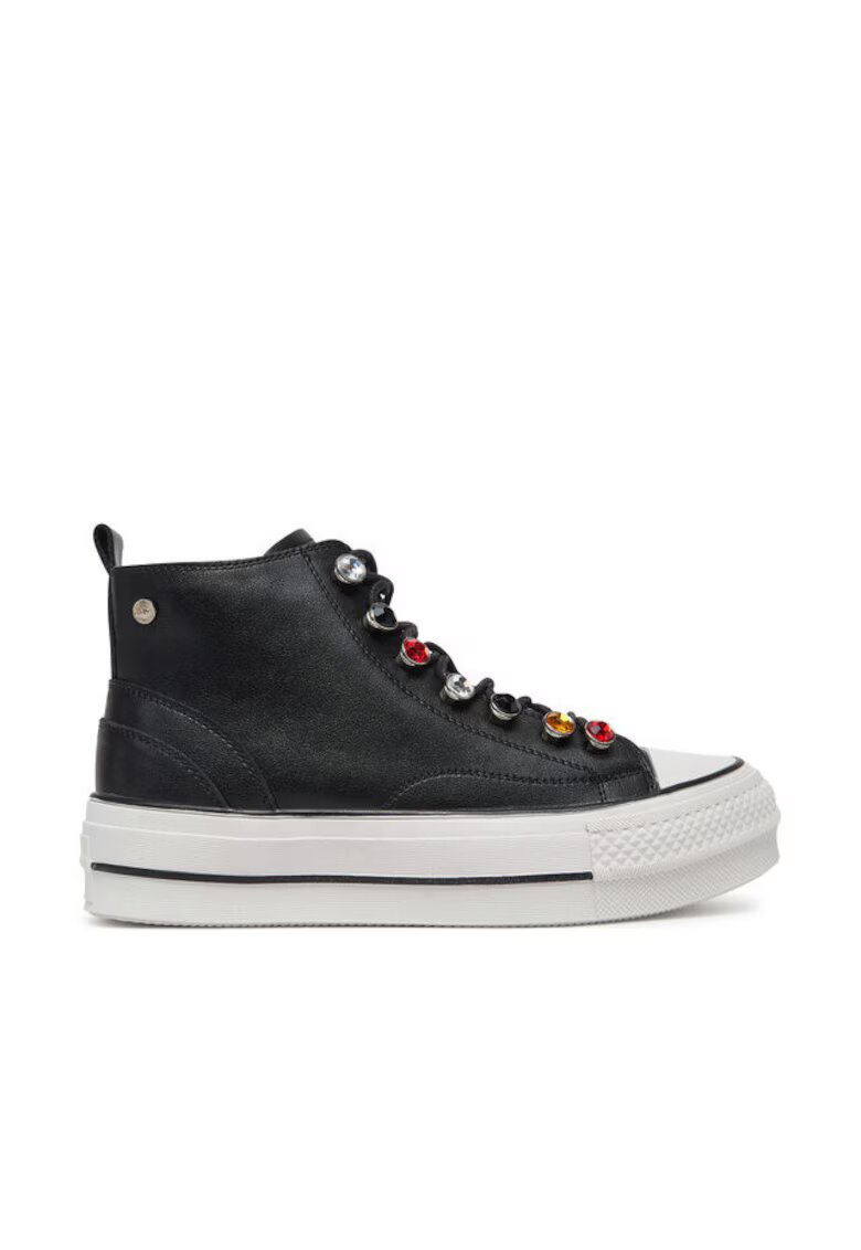 GOE Pantofi sport dama - RR2N4101 - Piele naturala - Negru