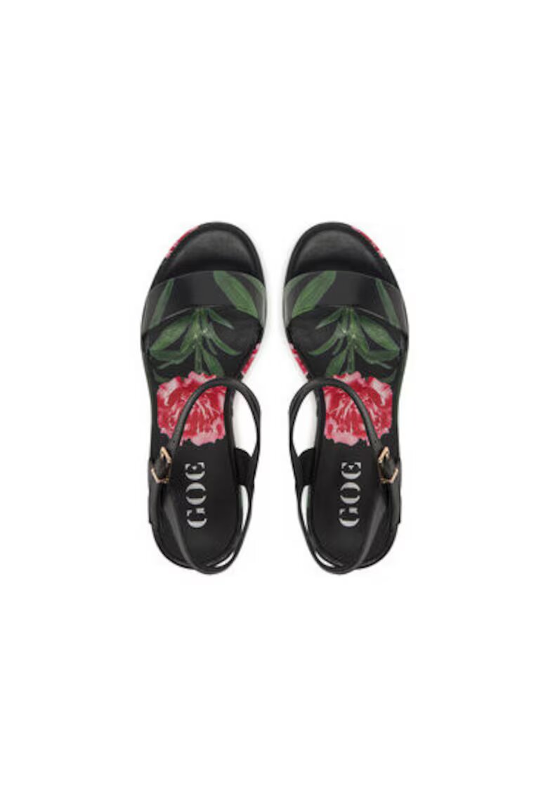 GOE Sandale dama - RR2N4250 - Piele naturala - Negru