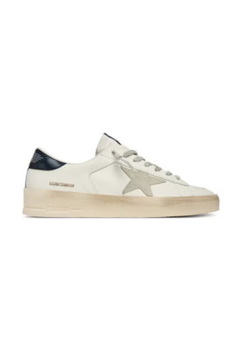 GOLDEN GOOSE Tenisi barbati - piele naturala - bej