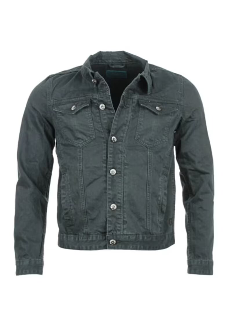 Gov Denim Jacheta barbati - katana - gri - bumbac -
