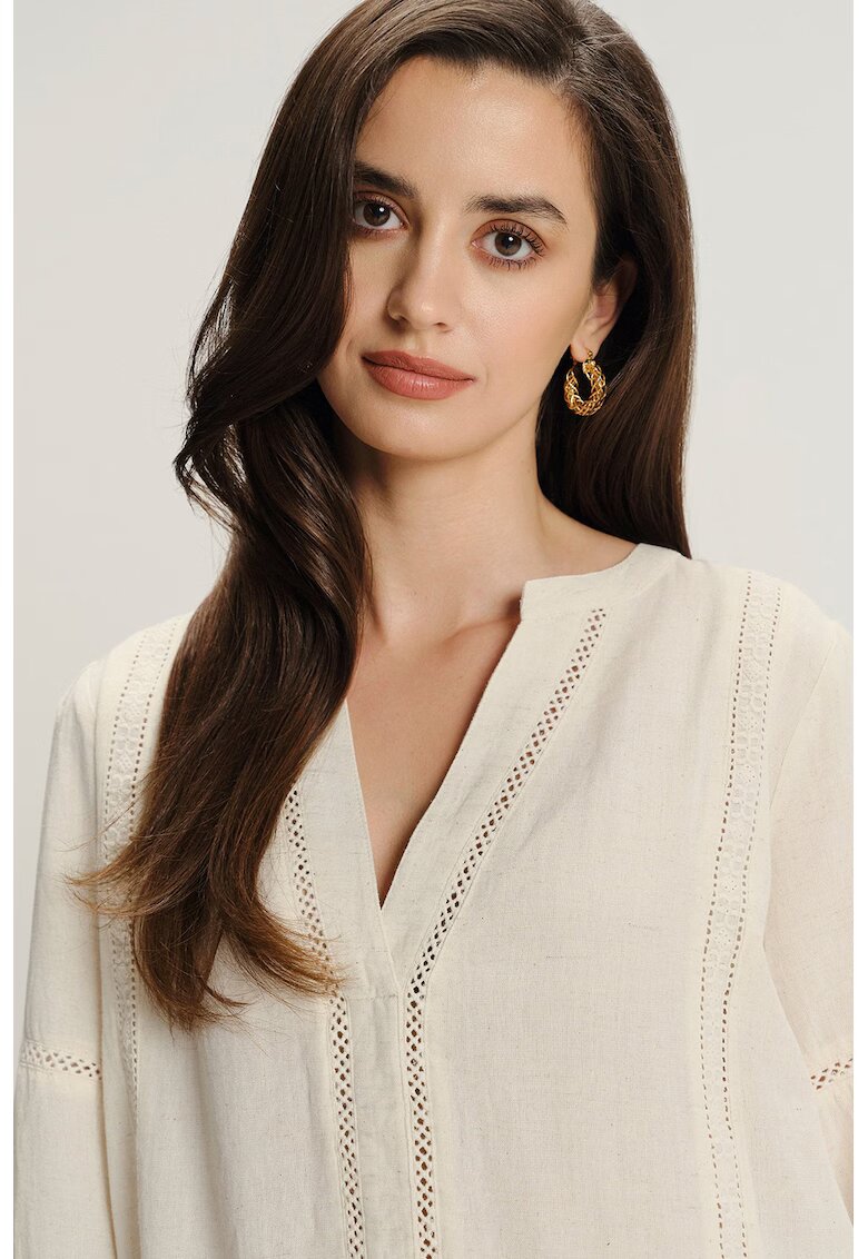 GreenPoint Bluza-tunica lejera - Bej