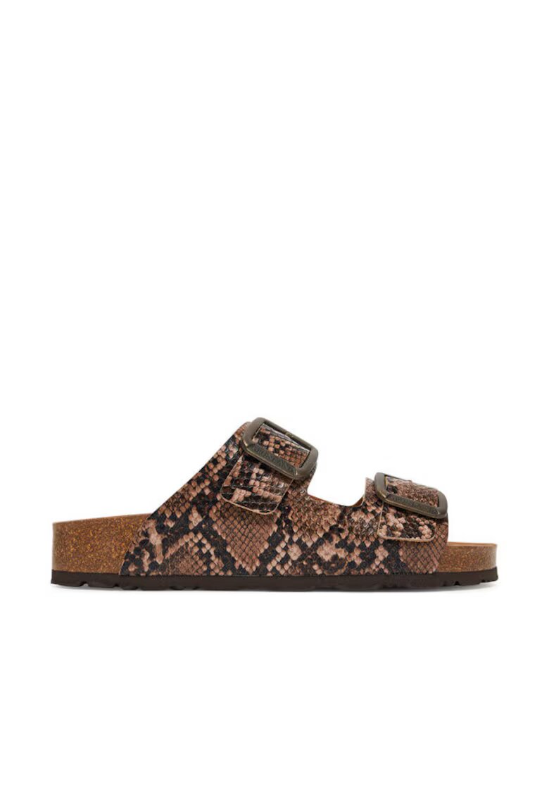 Gruenland Papuci dama - Grunland - piele ecologica - multicolor