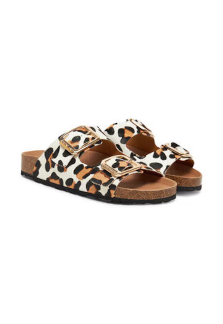 Gruenland Papuci dama - Grunland - piele naturala - multicolor