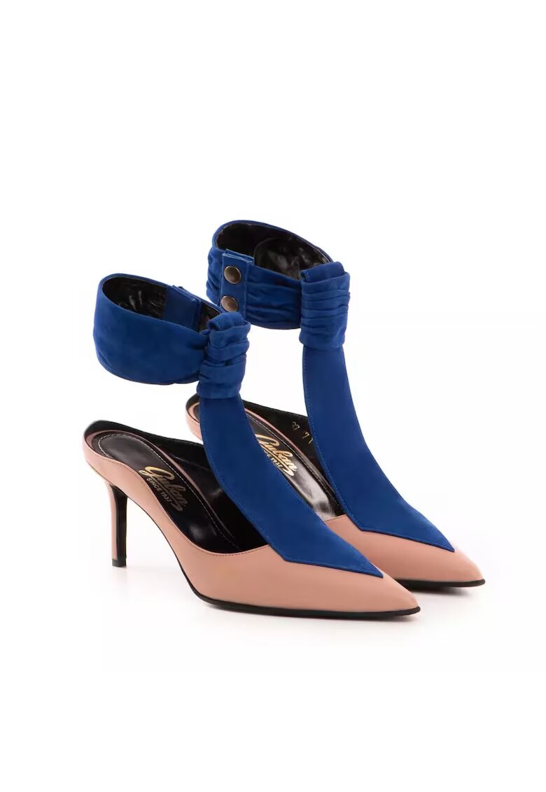 Guban Pantofi model 1469 N nude V albastru