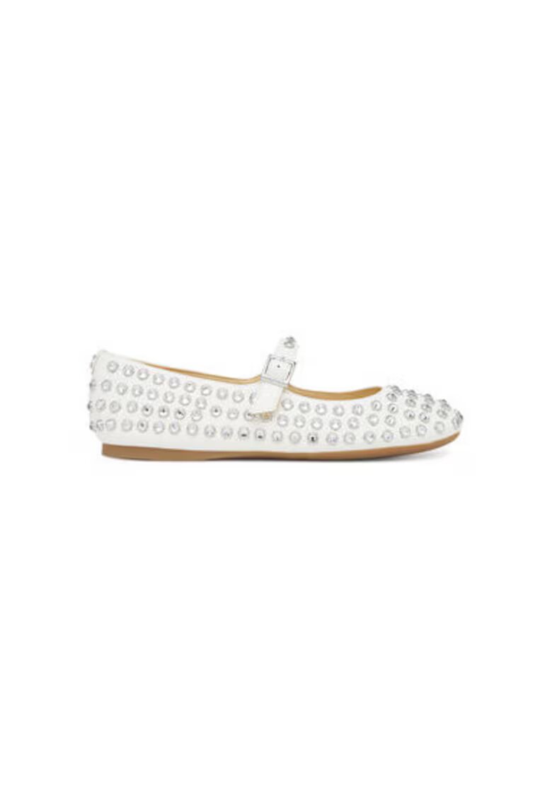 GUESS Balerini dama 305261908 - Piele ecologica - Alb