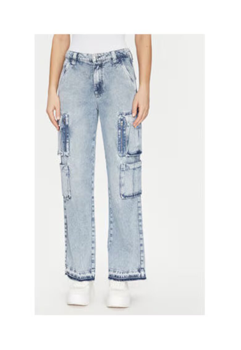 GUESS Blugi cargo din amestec de lyocell