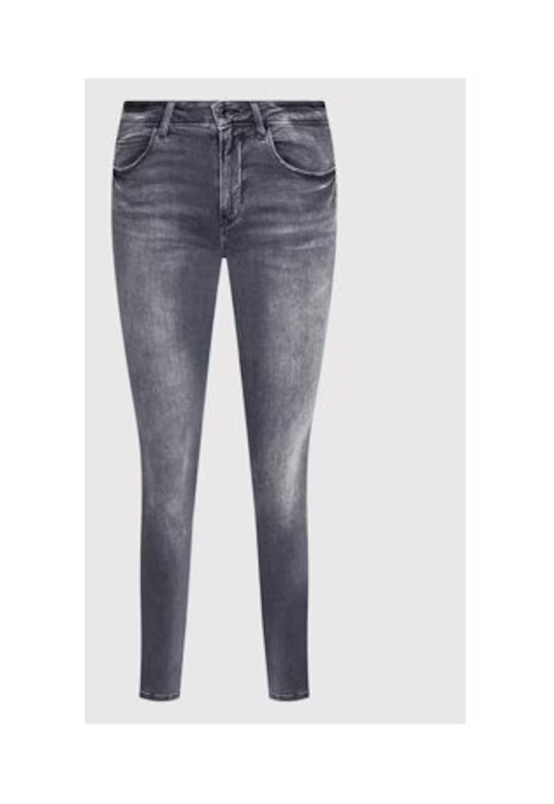 GUESS Blugi cu talie medie si 5 buzunare
