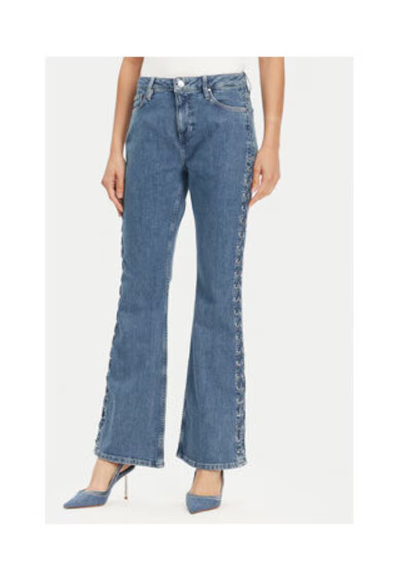 GUESS Blugi evazati cu talie medie