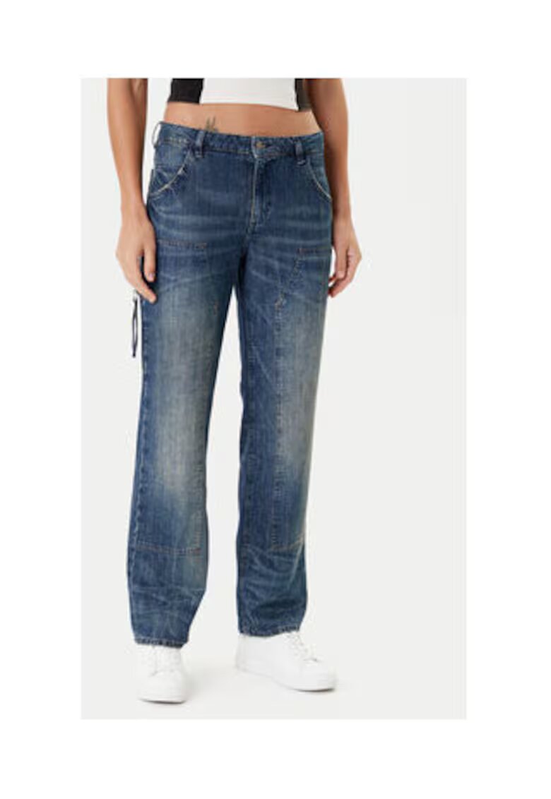GUESS Blugi regular fit cu model uni