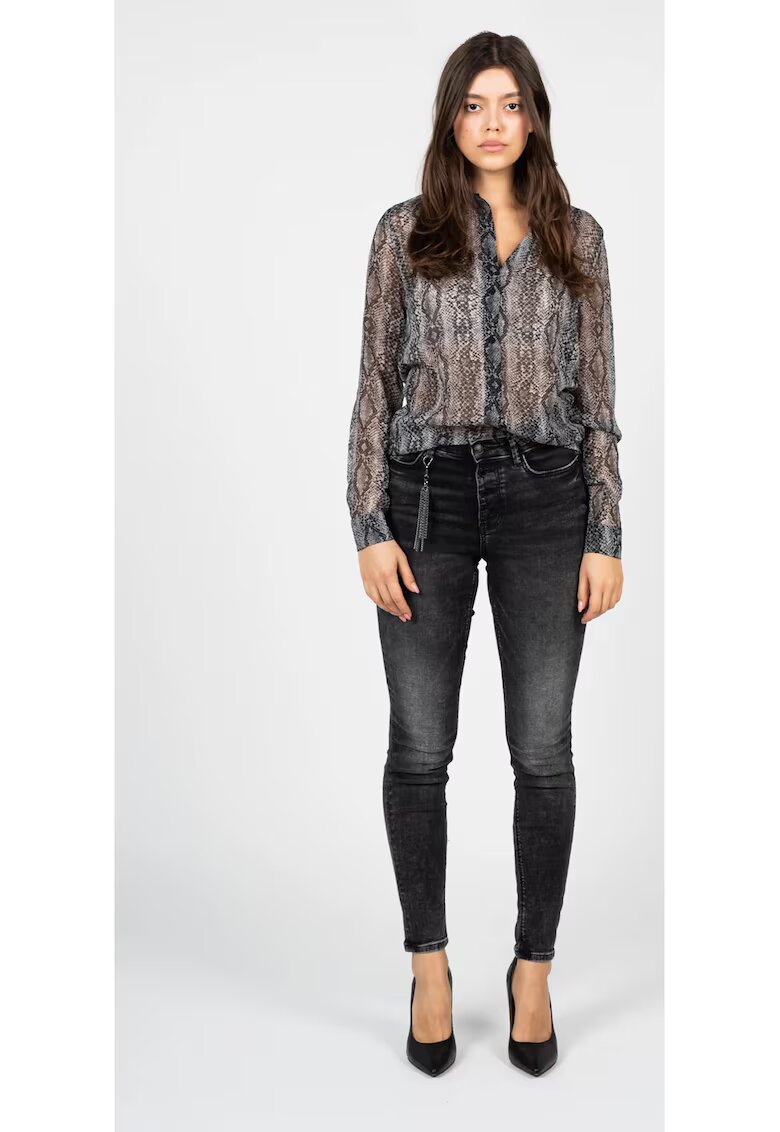 GUESS Blugi skinny cu aspect decolorat -