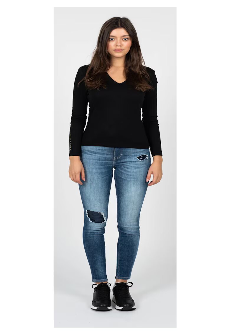 GUESS Blugi Skinny cu aspect deteriorat -