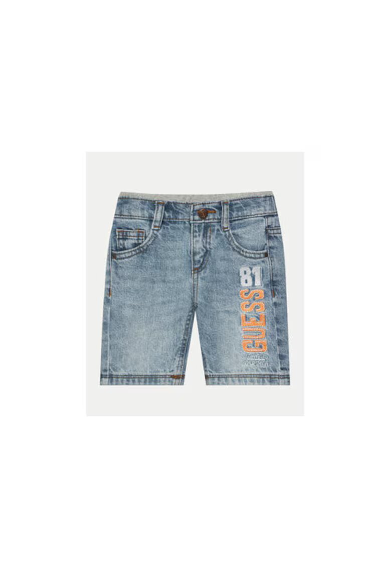 GUESS Blugi sucrti cu aplicatie logo