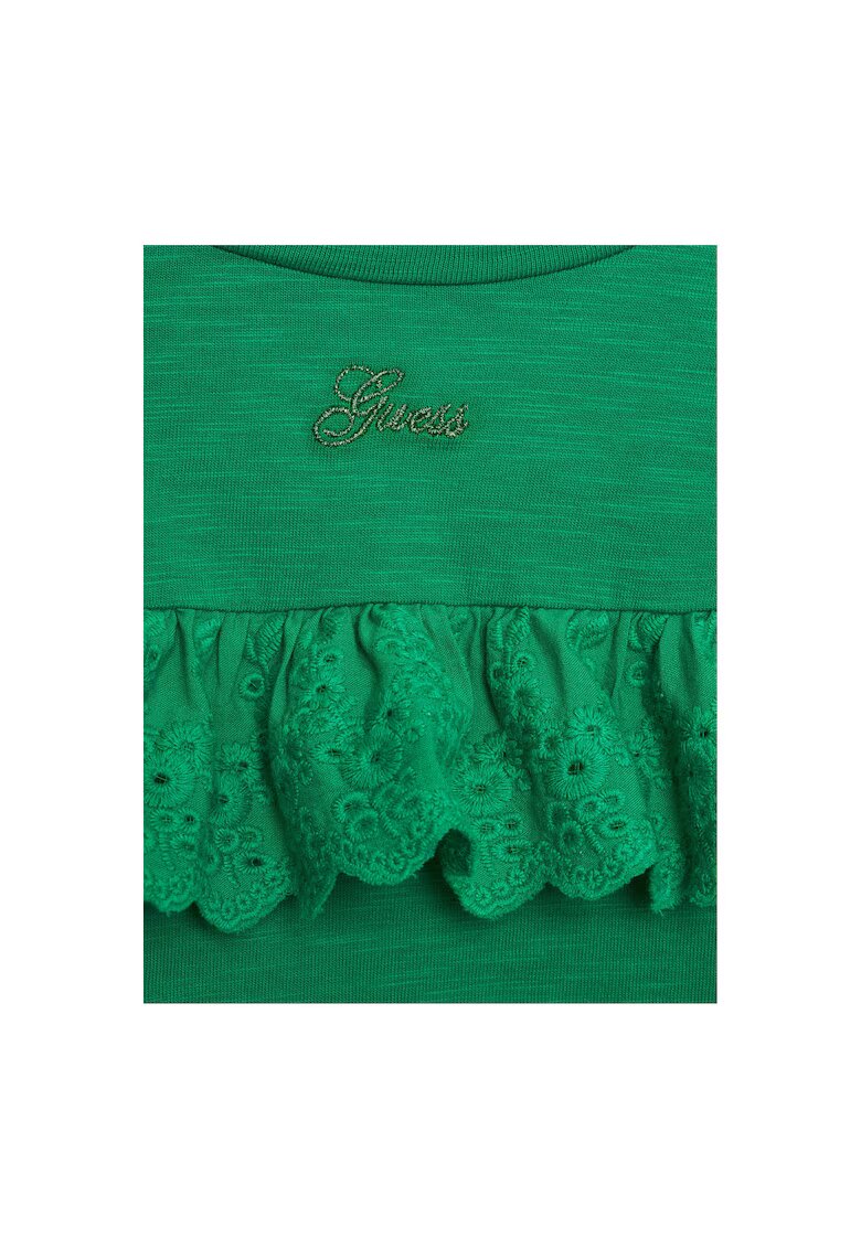 GUESS Bluza copii - Bumbac - Verde - Verde