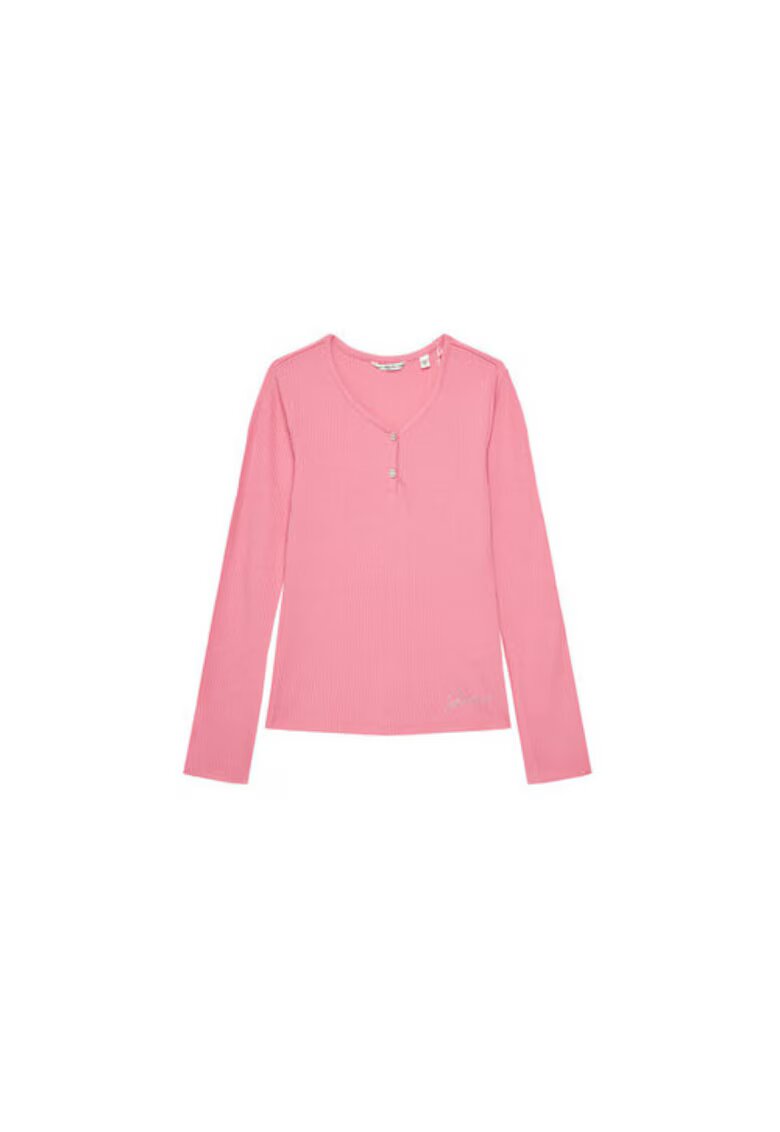 GUESS Bluza cu decolteu in V si nasturi