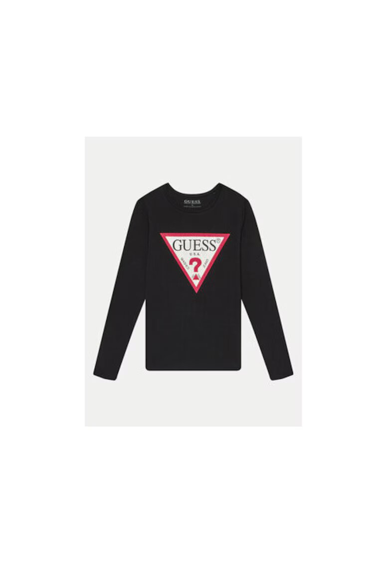 GUESS Bluza Cu Decolteu La Baza Gatului
