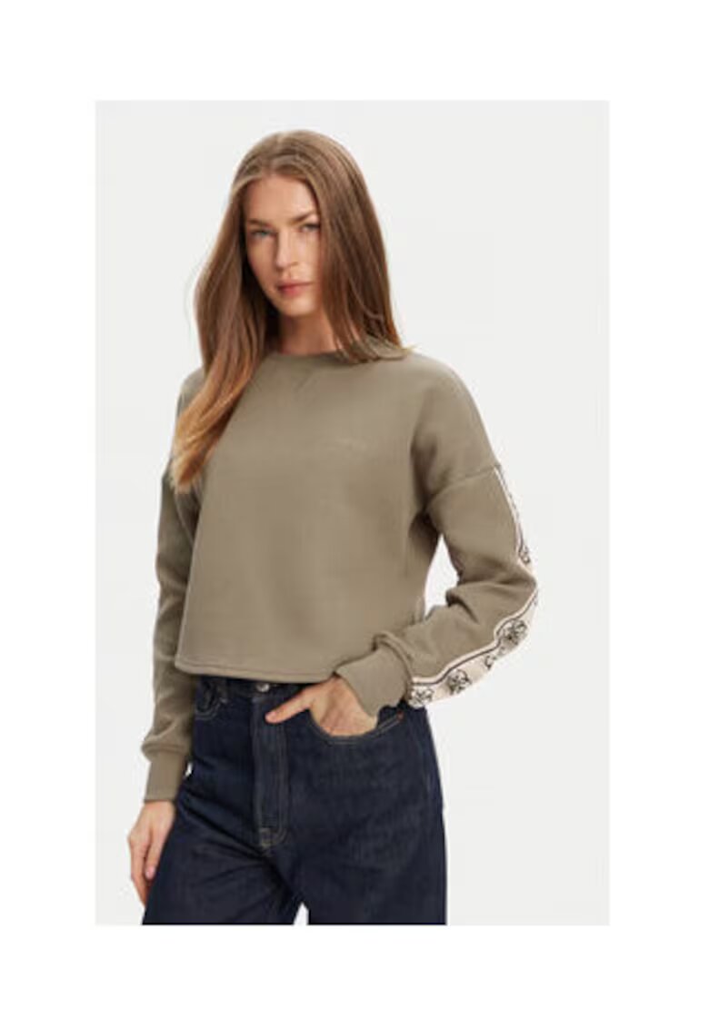 GUESS Bluza de trening cu banda logo pe maneci