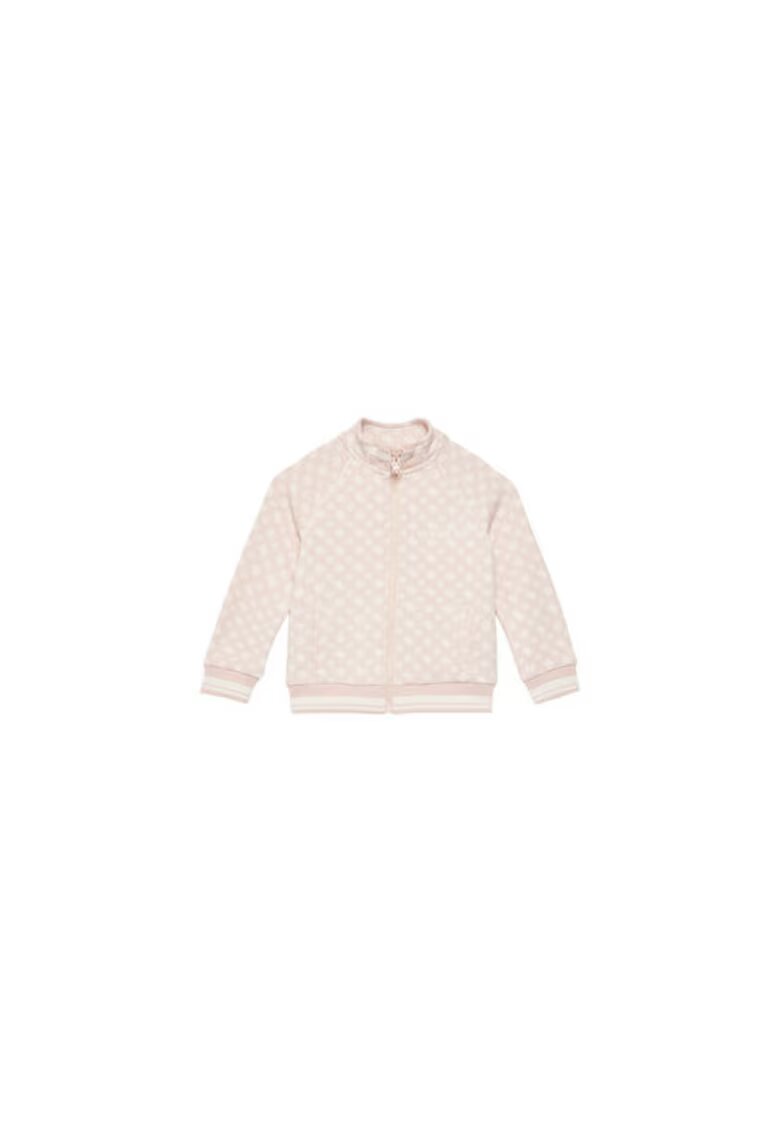 GUESS Bluza de trening cu fermoar si imprimeu logo
