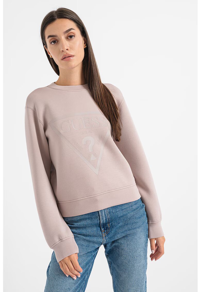 GUESS Bluza de trening cu imprimeu logo - pentru fitness