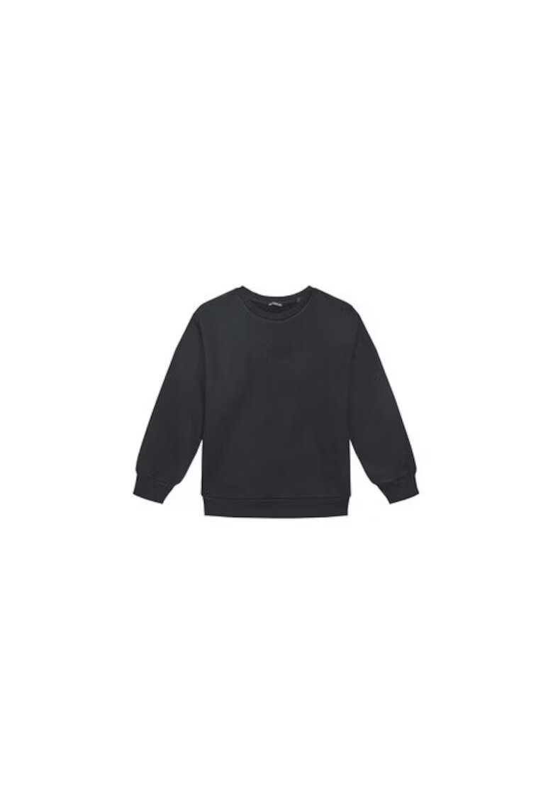 GUESS Bluza de trening din bumbac cu decolteu la baza gatului