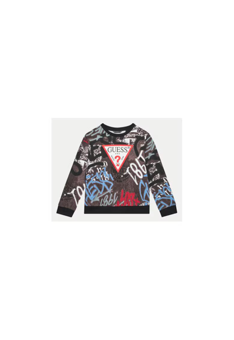 GUESS Bluza de trening din bumbac organic cu model grafic