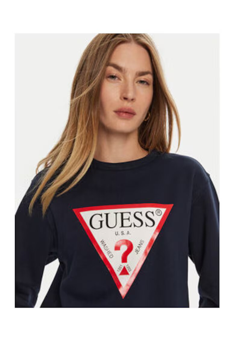 GUESS Bluza sport cu logo