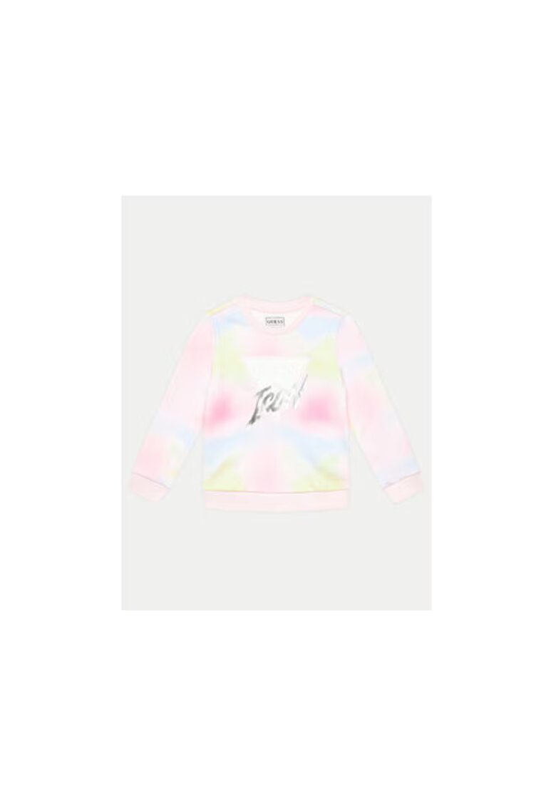 GUESS Bluza sport din bumbac cu imprimeu logo