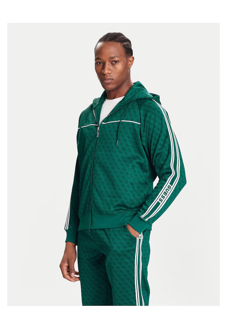 GUESS Bluza trening barbati verde
