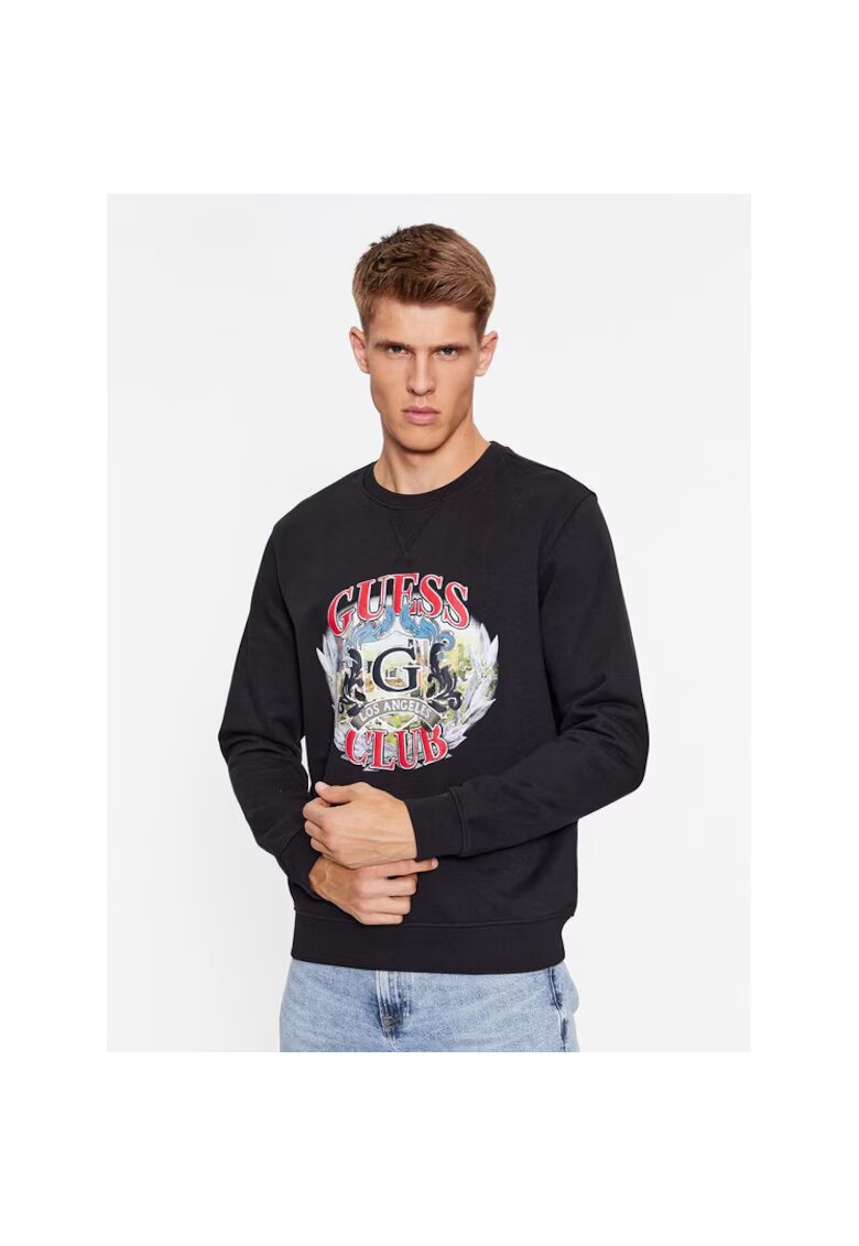 GUESS Bluze cu model grafic si logo