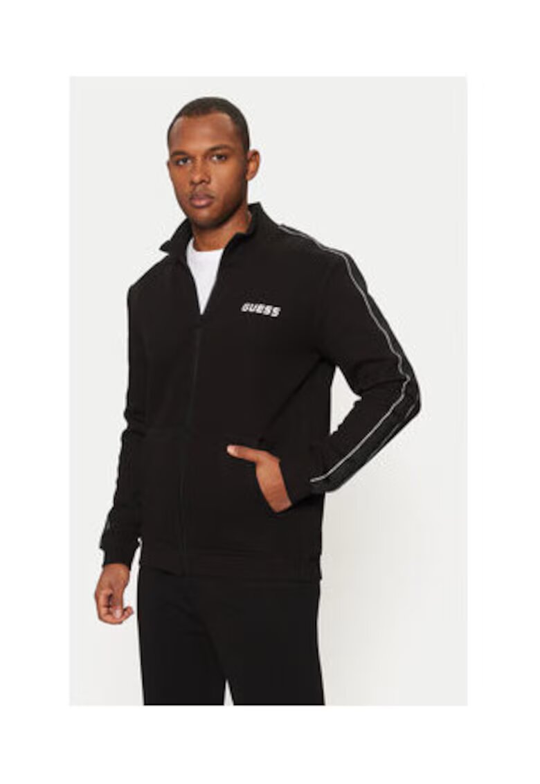 GUESS Bluzon slim fit cu fermoar -