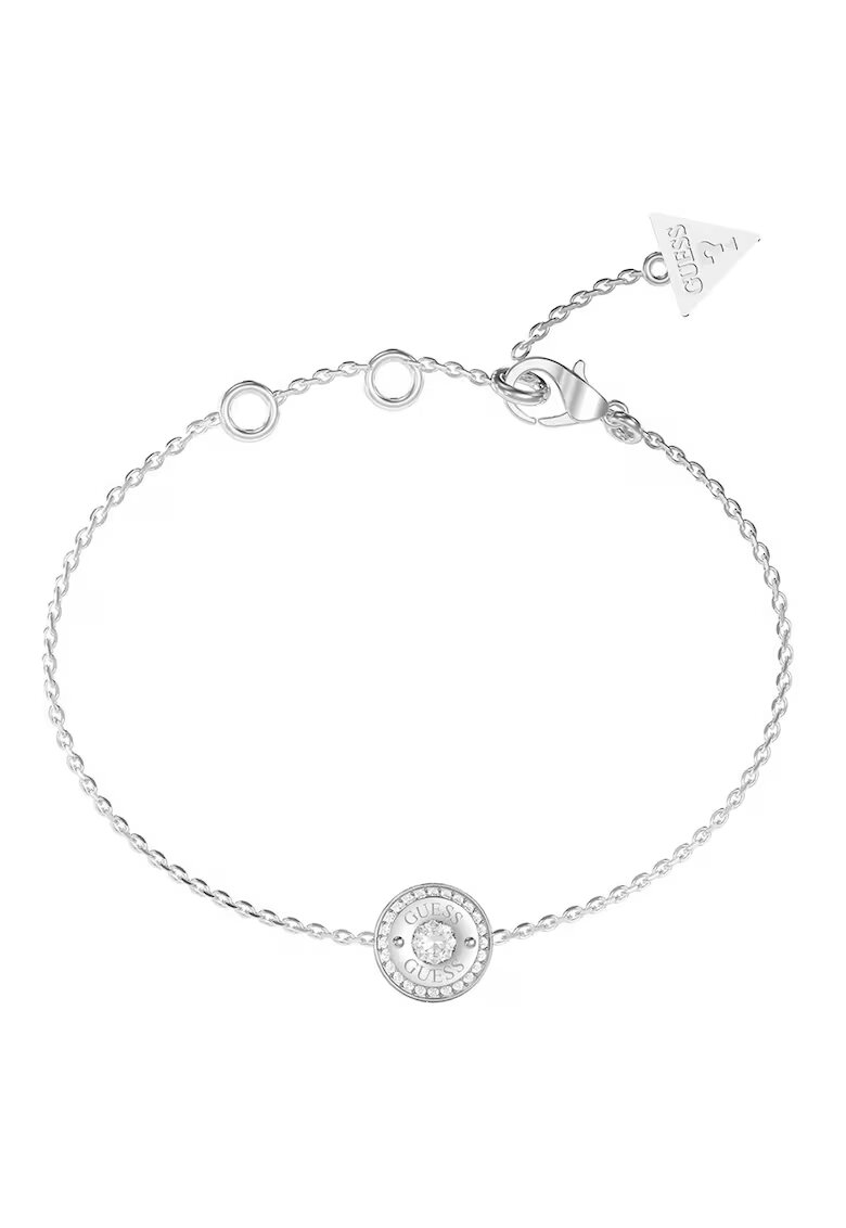 GUESS Bratara din otel inoxidabil decorata cu cristale zirconia - Argintiu