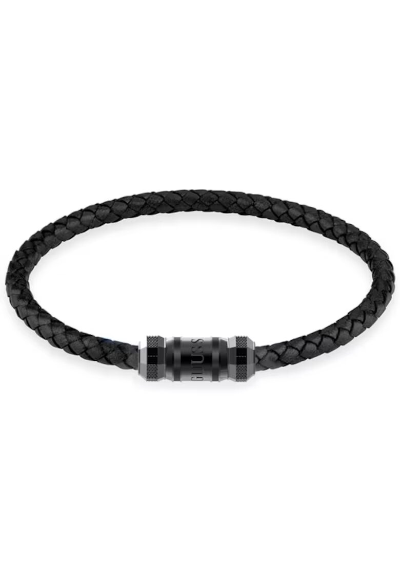 GUESS Bratara Exagon JUMB05094JWBKBK - Negru - Argintiu