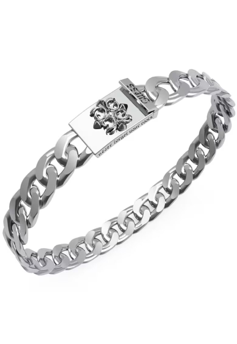 GUESS Bratara Rebel Rebel JUMB05053JWAS - Argintiu