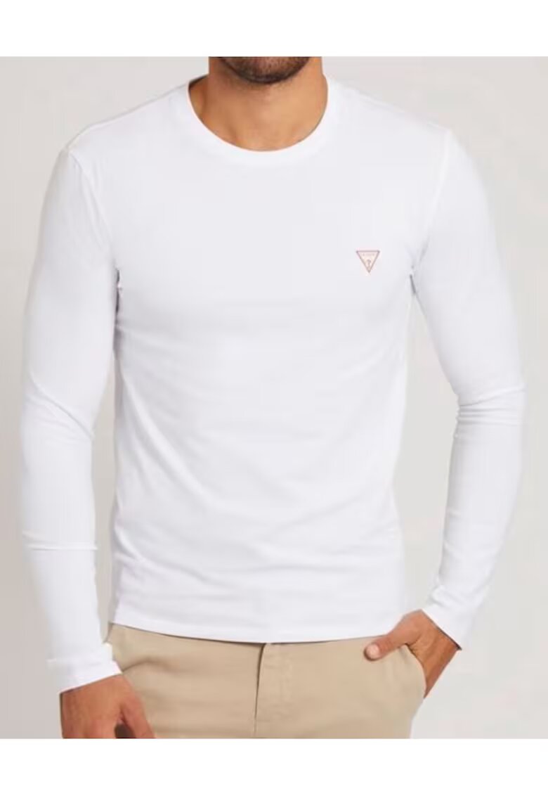 GUESS bumbac - alb1`2 - Alb