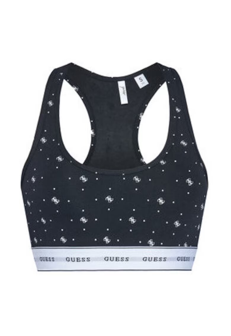 GUESS Bustiera cu banda cu logo