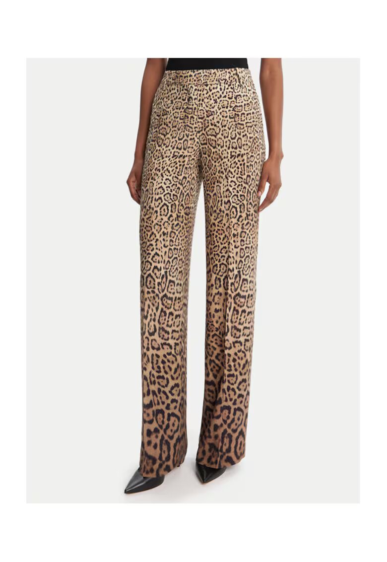 GUESS by Marciano Pantaloni dama stofa - bej/negru