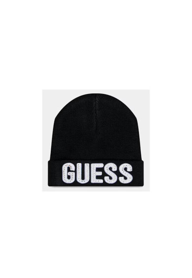 GUESS Caciula copii - neagra - L - 52% vascoza - 48% acril