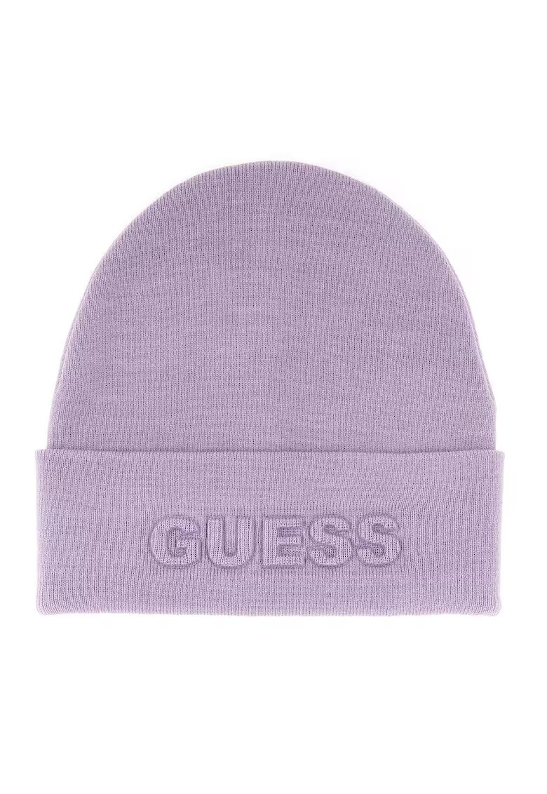GUESS Caciula cu logo - Lila