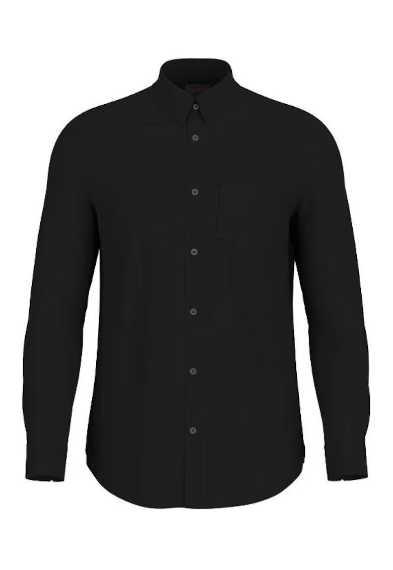 GUESS Camasa barbati negru - poliamida