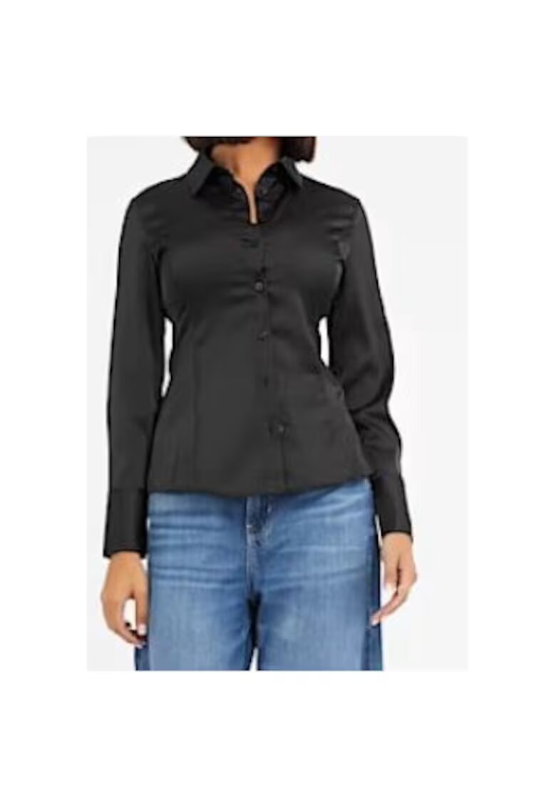 GUESS Camasa cambrata cu maneca lunga -