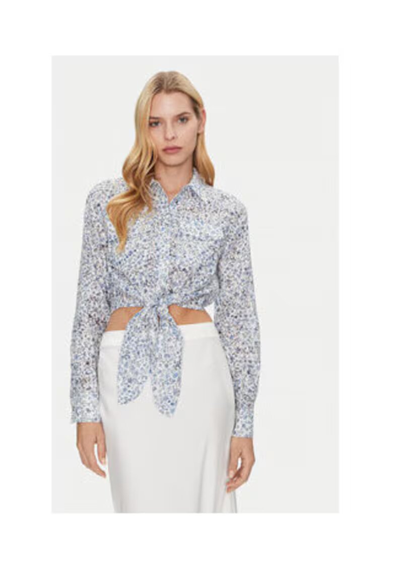 GUESS Camasa crop cu imprimeu
