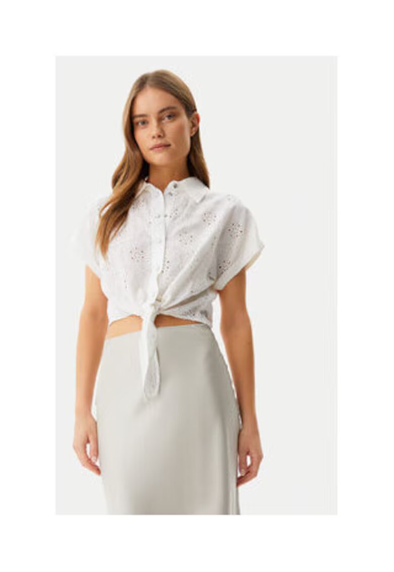 GUESS Camasa crop din Lyocell -