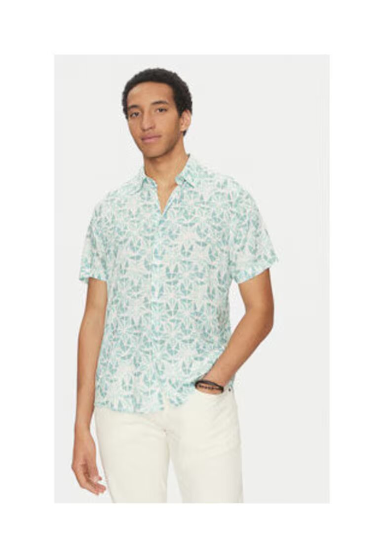 GUESS Camasa cu maneca scurta si imprimeu