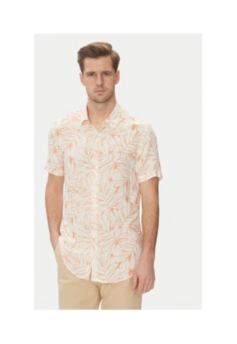 GUESS Camasa cu maneca scurta si imprimeu tropical