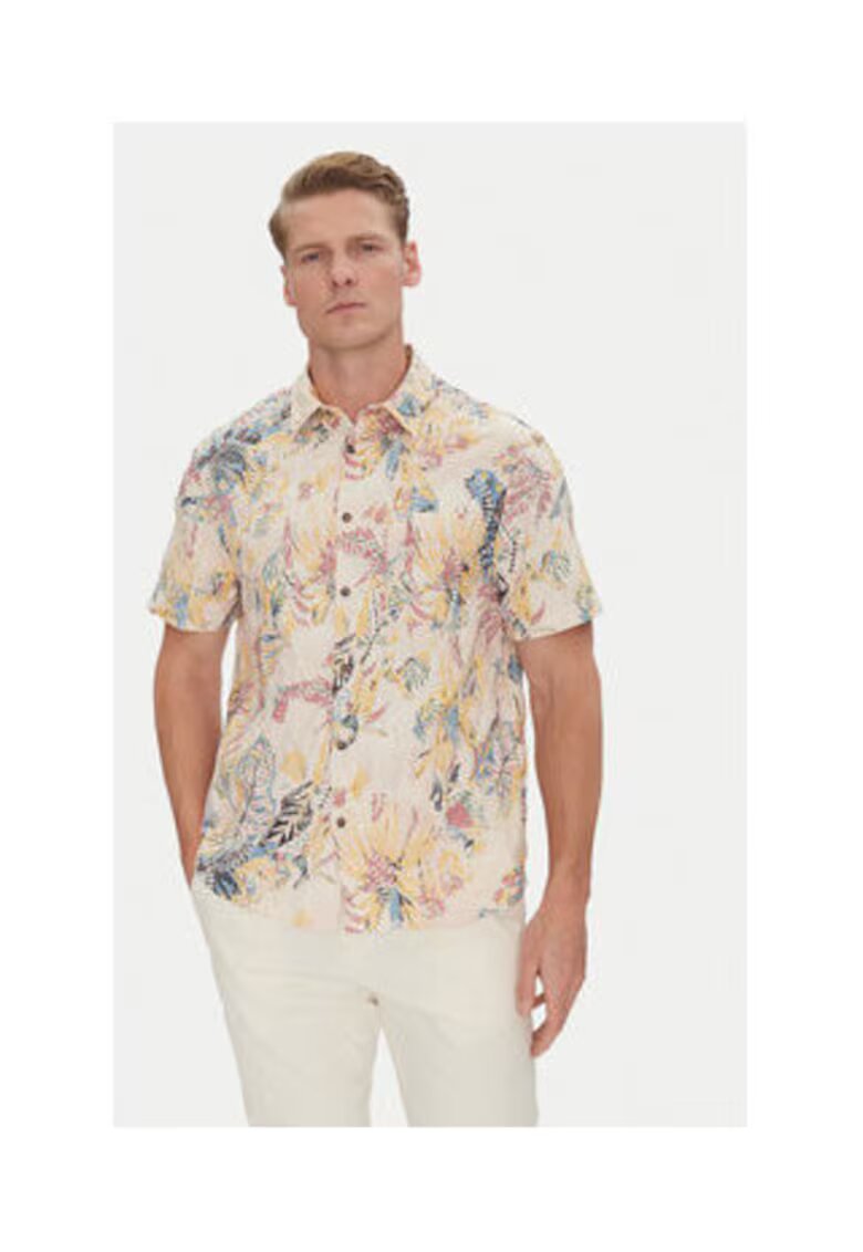 GUESS Camasa cu maneca scurta si model floral