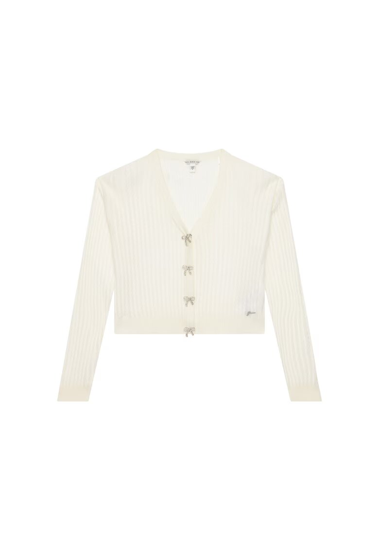 GUESS Cardigan copii alb - fete