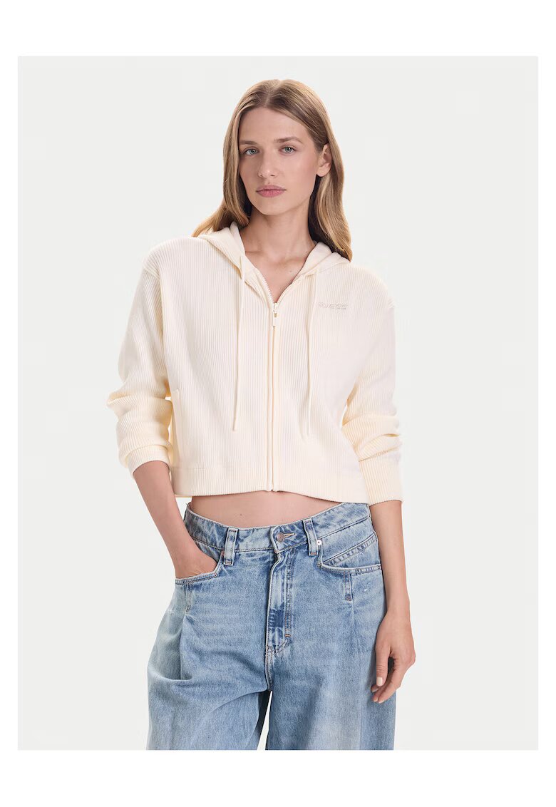 GUESS Cardigan dama bej - pulover casual