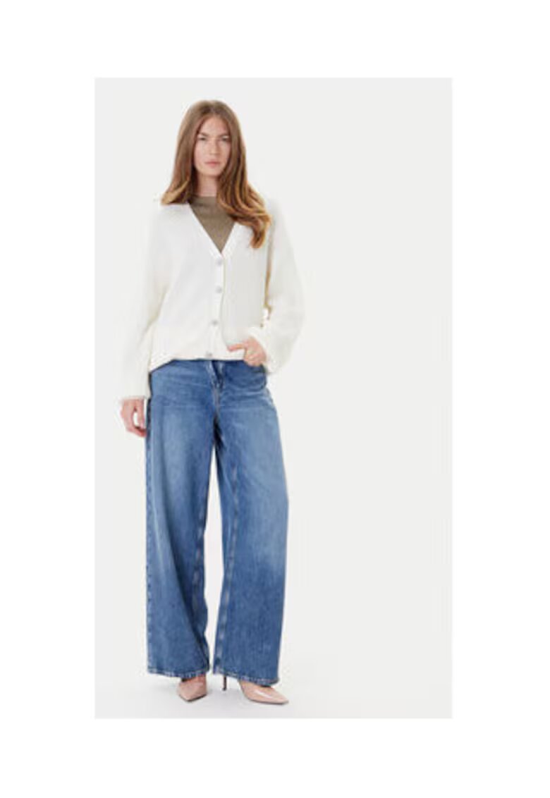 GUESS Cardigan lejer cu decolteu in V